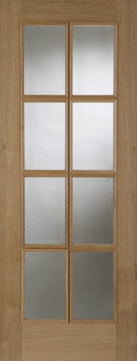 Oak 8 Light Glazed Raised Moulding image