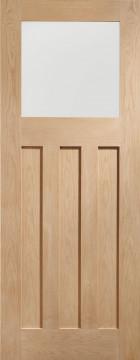 Image of 1930 DX Glazed Oak Interior Door