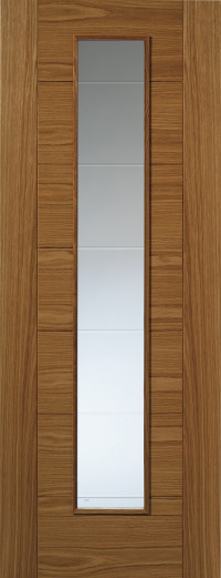 VP7 1VCB Glazed Oak Door image