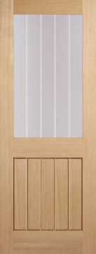Image of Mexicana Glazed Half Light Oak Interior Door