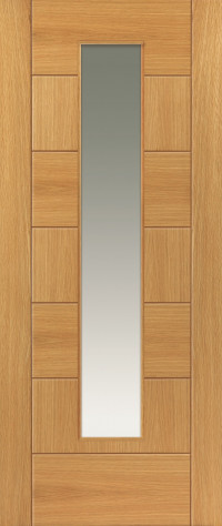 Sirocco Glazed Oak Door image