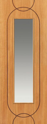Agua Glazed Oak Door image