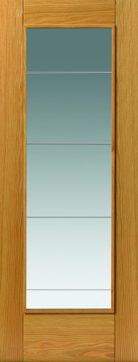 Medina Glazed Oak Door image