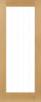 Image of Ely Full Lite Crown Cut Oak Glazed Door