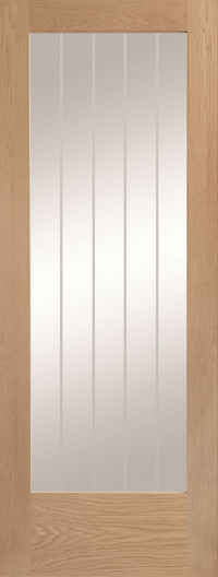 Suffolk 1 Glazed Oak Interior Door image