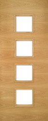 AUGUSTA GLAZED OAK FD30 Pre-finished