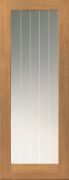Image of Thames 1 Light Oak Door