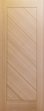 Image of Torino Crown Cut Oak Door