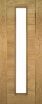 Image of Sevillia 1 Glazed Oak FD30 Door