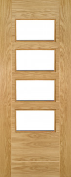 Image of Sevillia 4 Glazed Oak Door
