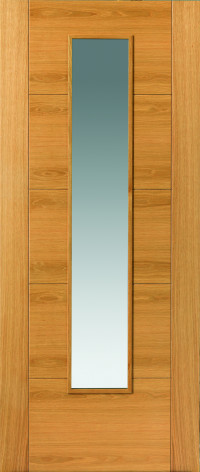 Emral Glazed Oak Door image