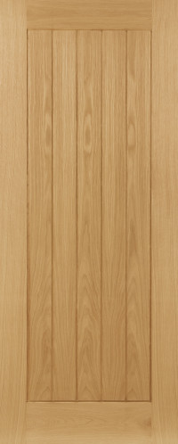 Ely Crown Cut Oak FD30 Door image