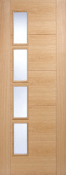 OAK VANCOUVER GLAZED 4L CLEAR GLASS OFFSET Pre-finished