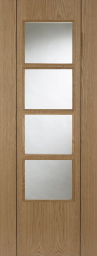 Vision Glazed Oak FD30 Door image