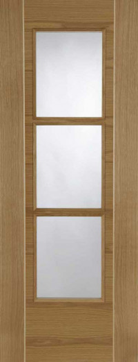 Mirage Glazed Oak FD30 Door image