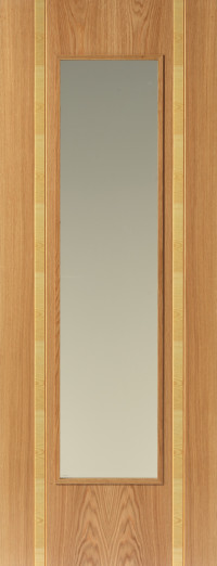 Rhodesia Glazed Oak Flush Door image