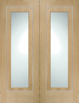 Image of Varese Glazed Oak Interior Door Pair