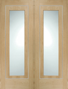 Image of Varese Glazed Oak Interior Door Pair