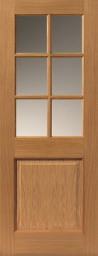 Image of Arden Glazed Oak Interior Door