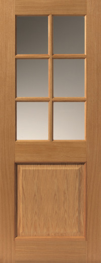 Arden Glazed Oak Interior Door image