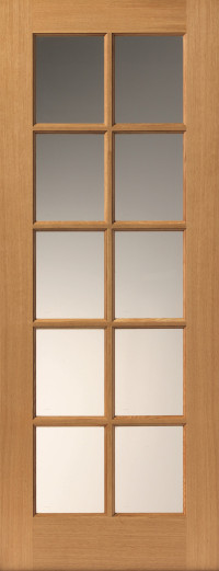 Gisburn Glazed Oak Interior Door image