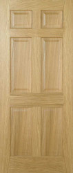 Regency 6 Panel Oak Interior Door