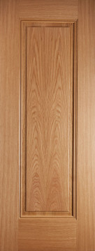 Image of Eindhoven 1 Panel Oak Interior Door