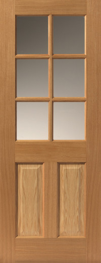 Dean Glazed Oak Interior Door image