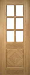 Kensington Glazed Oak Interior Door