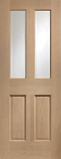 Malton Glazed Oak FD30 Door image