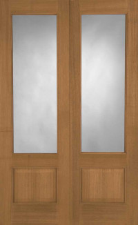 Chiswick Glazed Oak Interior Door Pair image