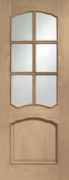 Image of Riviera RM XL Glazed Oak Interior Door