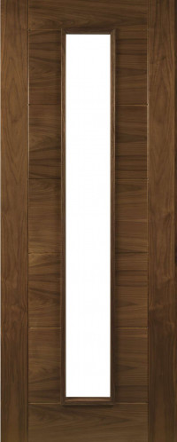 Sevillia 1 Glazed Walnut FD30 Door image