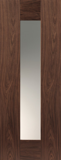 Axis Glazed Walnut Door image