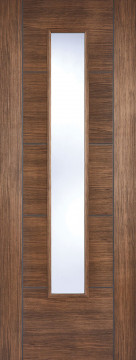 Image of Vancouver Glazed Walnut Laminate Door