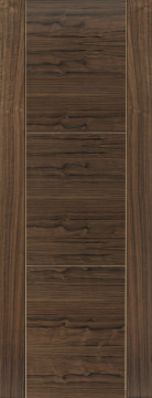 Image of Mistral Grooved Walnut Flush Door