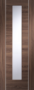 Image of Forli Glazed Walnut Flush Door