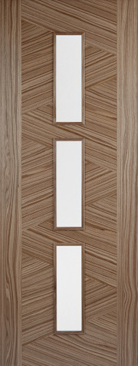 Zeus Glazed Walnut Door image