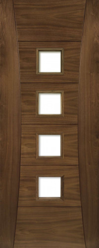 Pamplona 4 Glazed Walnut FD30 Door image