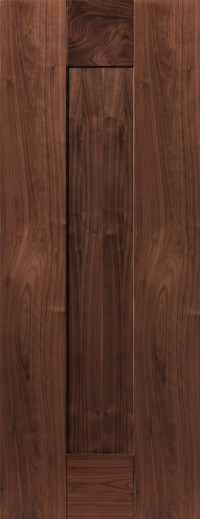 Axis Panelled Walnut Door image
