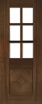 Image of Kensington Glazed Walnut Door
