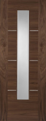 NOVA 1L GLAZED WALNUT FD30 Pre-finished
