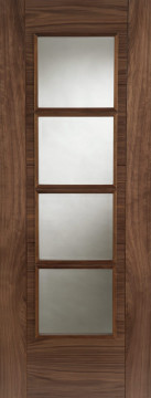 Image of Walnut Iseo central 4 Light glazed FD30