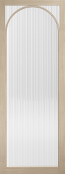 MELROSE BLONDE Reeded Glazed Pre-finished